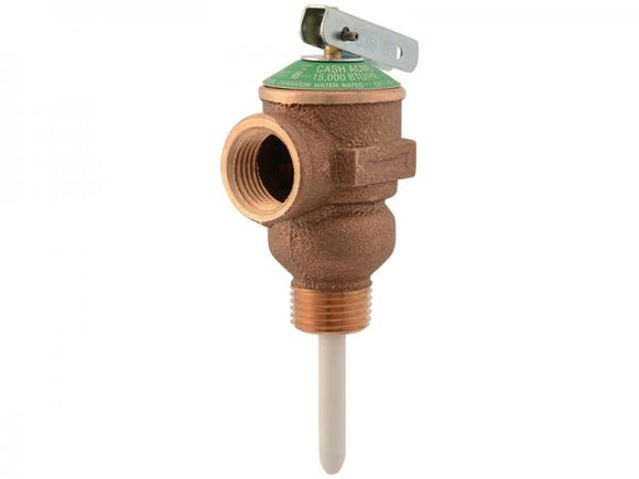 Cash Acme 3/4 in. Temperature and Pressure Relief Valve Temperature and Pressure