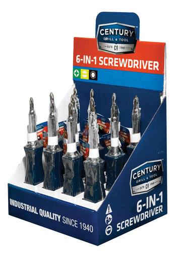 Century Drill And Tool 6 In 1 Screwdriver Bit