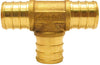 TEE BRASS 3/4 IN X 3/4 IN 10PK