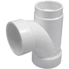 Charlotte Pipe 2 In. x 1-1/2 In. X 2 In. Reducing Sanitary PVC Tee