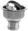 B & K Industries Basket Strainer Stainless Steel – Double Basket 4 1/2